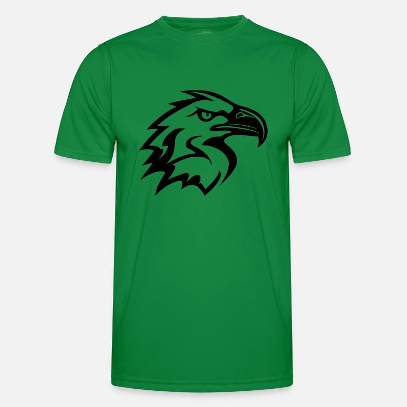 tête d'aigle styliséde profil T-shirt sport Homme
