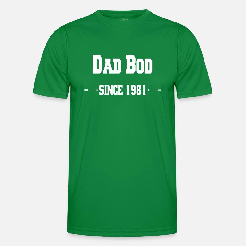 Dad Bod since 1981 Männer Funktions-T-Shirt