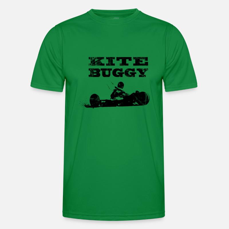 Kite Buggy Männer Funktions-T-Shirt