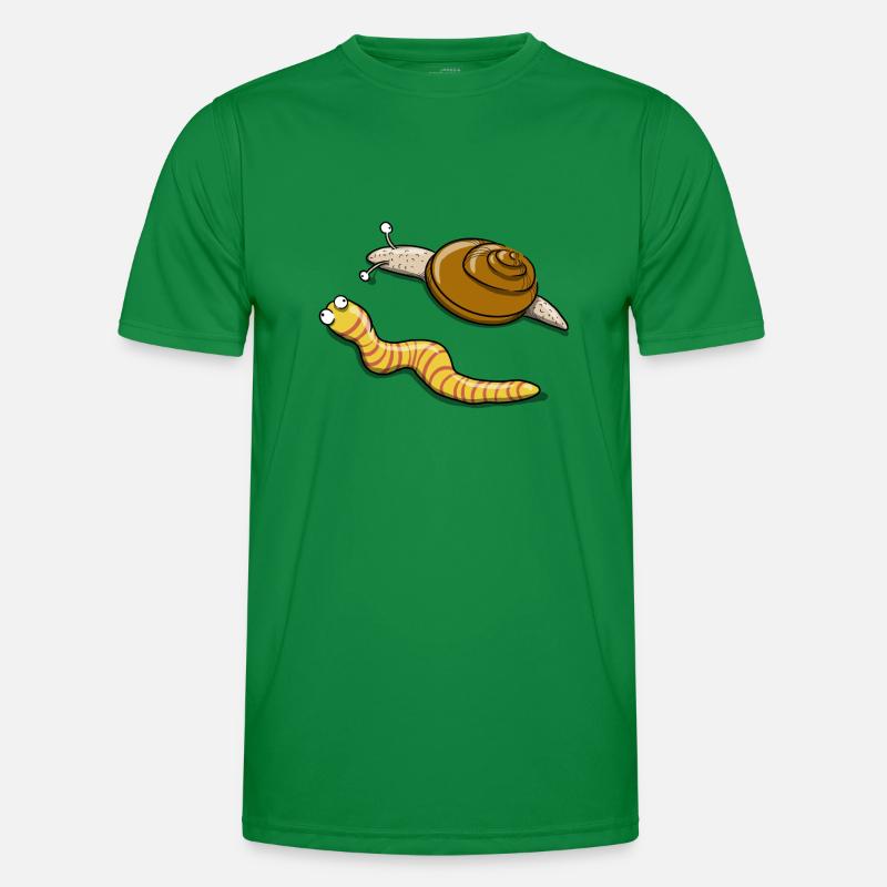 Escargot et chenille T-shirt sport Homme