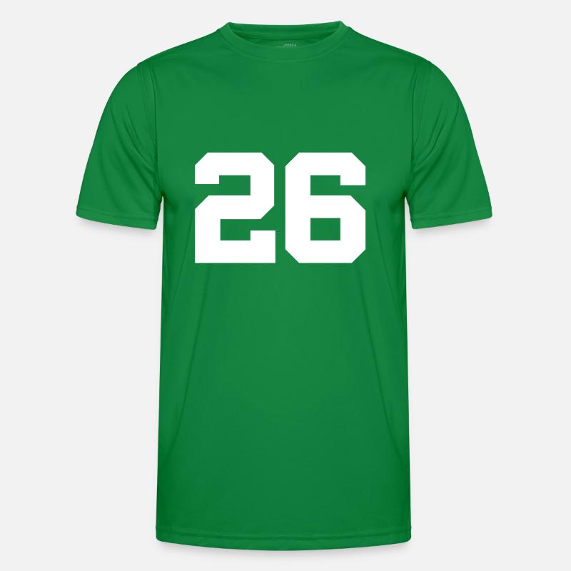 Anzahl 26 Männer Funktions-T-Shirt