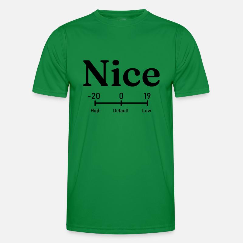 Belle | commande de priorité de processus linux - T-shirt sport Homme - vert