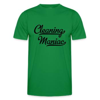 Diable de nettoyage - T-shirt sport Homme - vert - Devant - AI Model Male 178 dark (178cm)