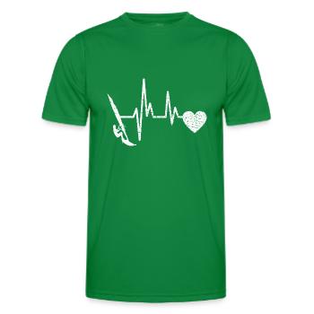 Windsurfer Surf Kitesurfer Windsurfer Windsurfing Cadeau - T-shirt sport Homme - vert - Devant - AI Model Male 178 dark (178cm)