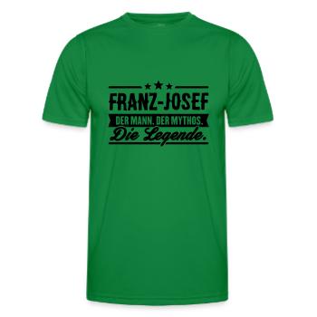 Man Myth Légende Franz-Josef - T-shirt sport Homme - vert - Devant - AI Model Male 178 dark (178cm)