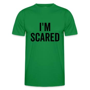 J’ai peur - T-shirt sport Homme - vert - Devant - AI Model Male 178 dark (178cm)