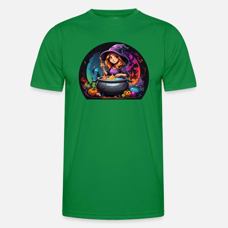 Apprentice Witch - Men's Functional T-Shirt - kelly green