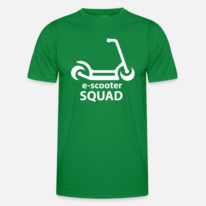 E-Scooter Roller Männer Funktions-T-Shirt