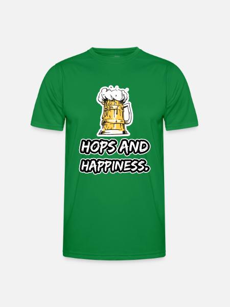 Beer Tshirt - Men's Functional T-Shirt - kelly green