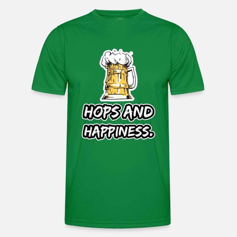 Beer Tshirt - Men's Functional T-Shirt - kelly green