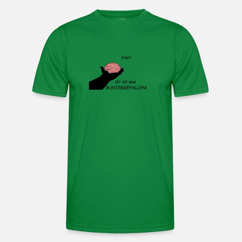 Hier! Dir ist was RUNTERGEFALLEN! Männer Funktions-T-Shirt