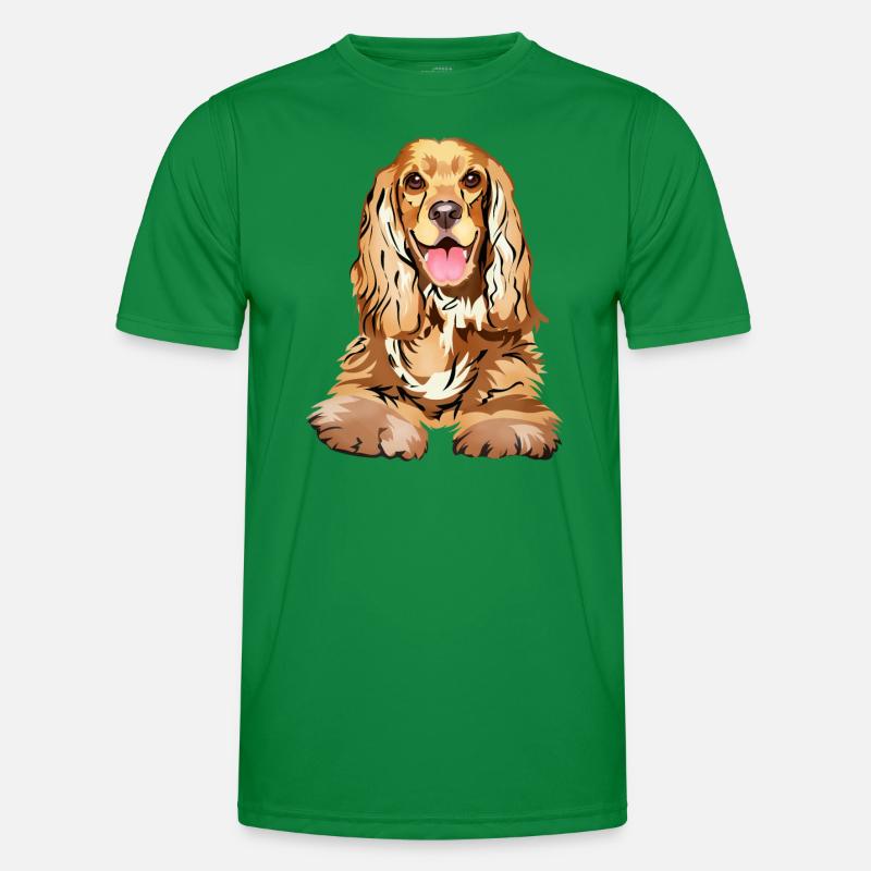 Cocker Spaniel Männer Funktions-T-Shirt