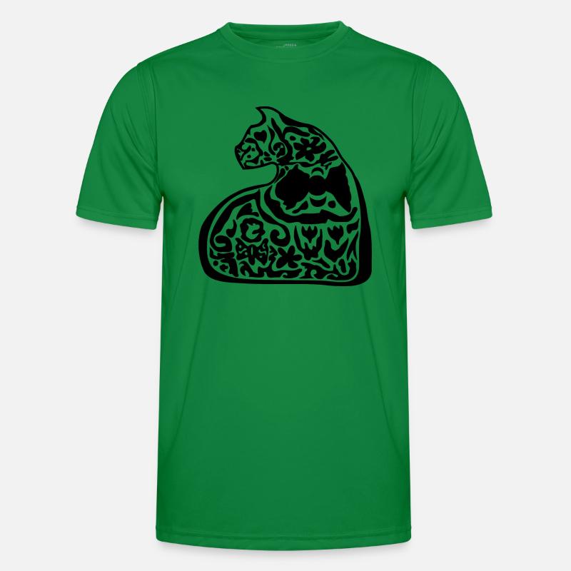 Forme de chat élégante T-shirt sport Homme