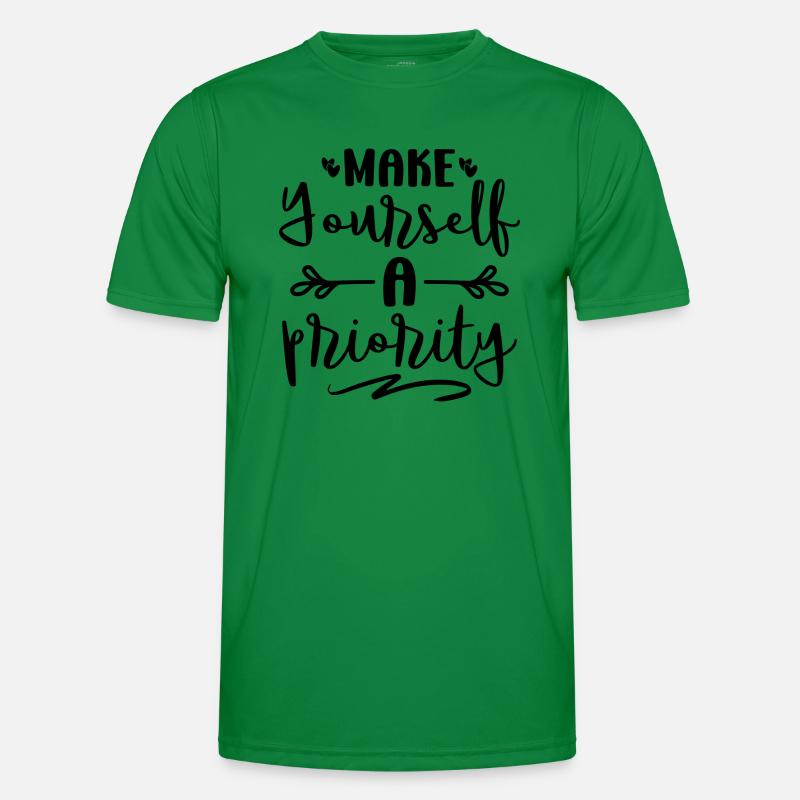 Make Yourself a Priority - Männer Funktions-T-Shirt - Kelly Green