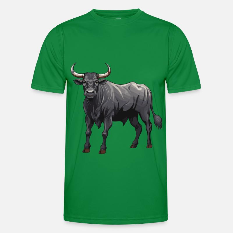 Bulle Tier Taurus Männer Funktions-T-Shirt