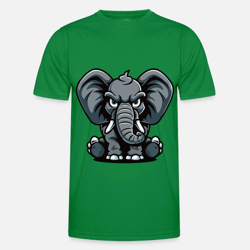 Bande dessinée éléphant T-shirt sport Homme