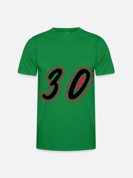 30 Number symbol - Men's Functional T-Shirt - kelly green