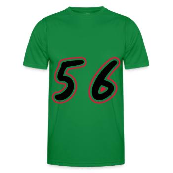56 Zahl Symbol - Männer Funktions-T-Shirt - Kelly Green - Vorne - AI Model Male 178 dark (178cm)