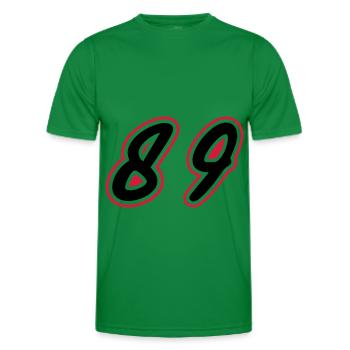 89 Symbole numérique - T-shirt sport Homme - vert - Devant - AI Model Male 178 dark (178cm)