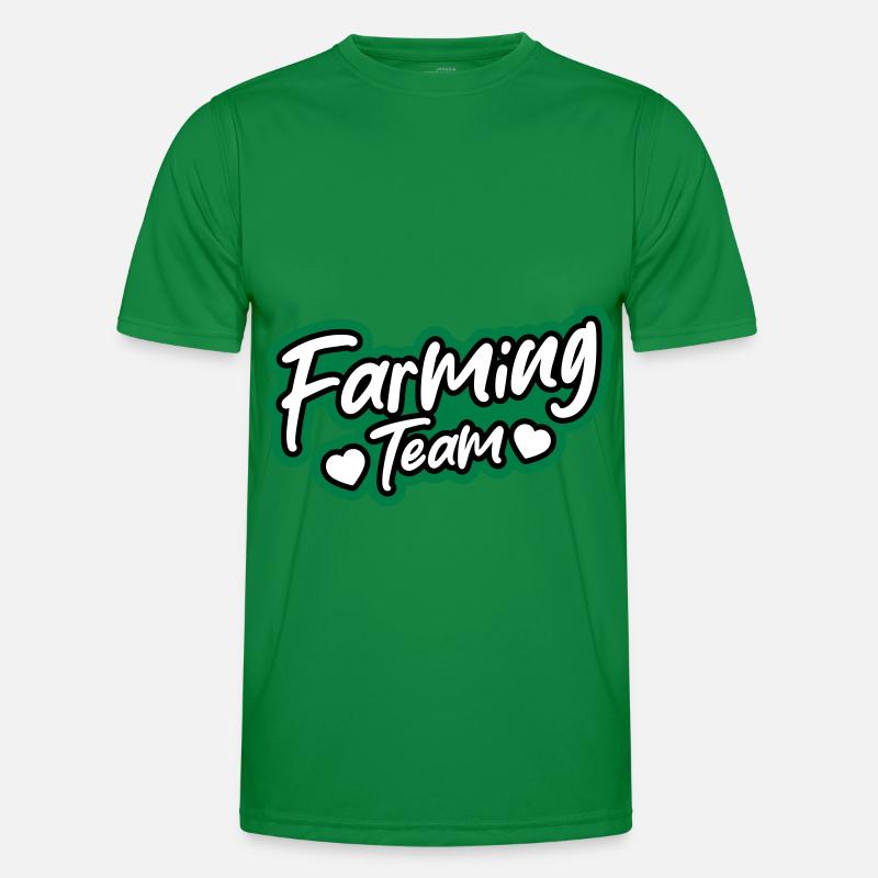 Farming Team - Men's Functional T-Shirt - kelly green
