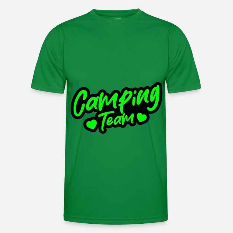Camping Team Männer Funktions-T-Shirt
