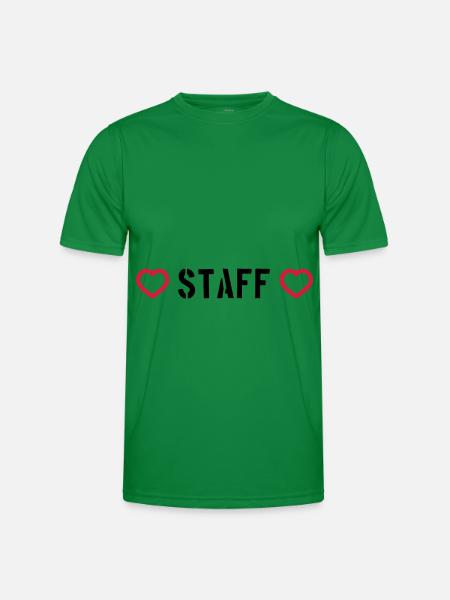 Staff Heart - Men's Functional T-Shirt - kelly green