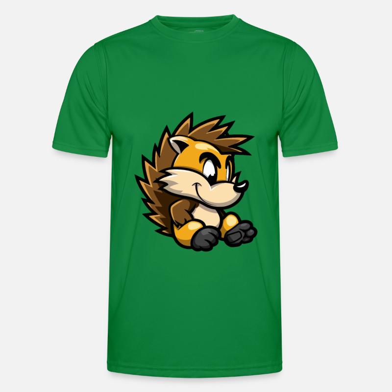 Hedgehog Comic Men's Functional T-Shirt