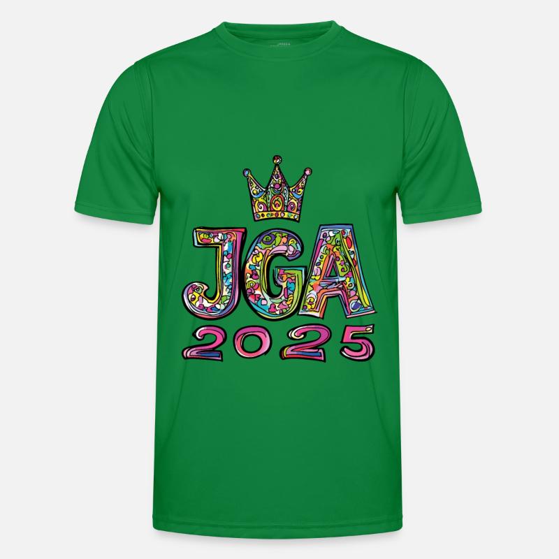 Jga 2025 Junggesellenabschied - Männer Funktions-T-Shirt - Kelly Green