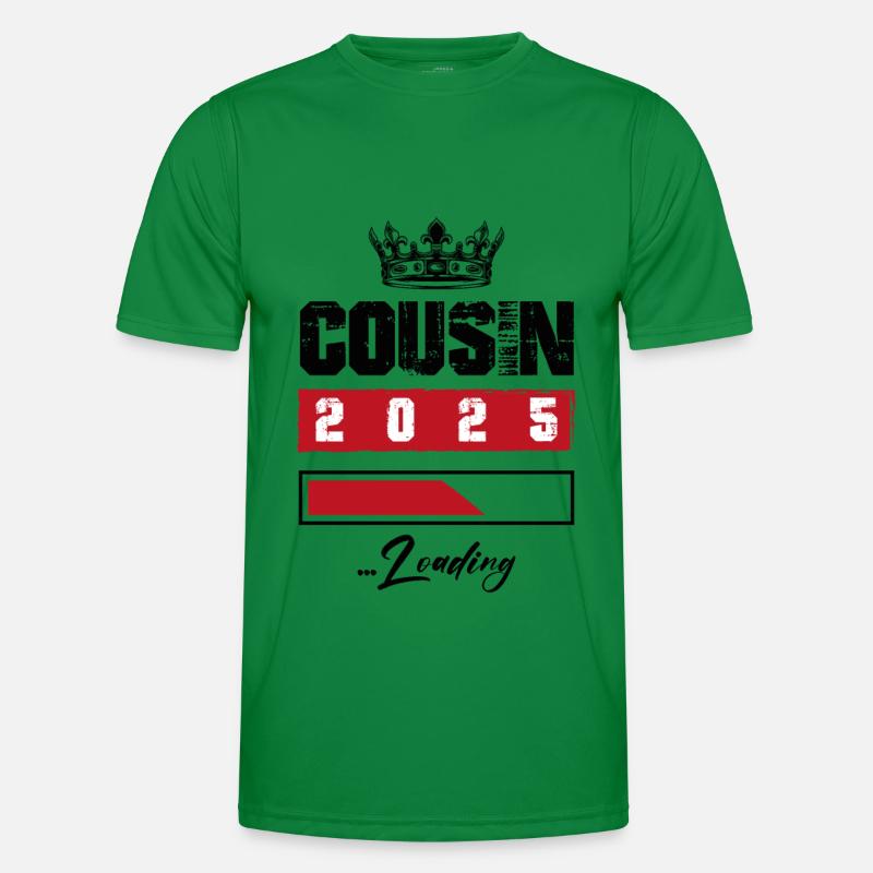 Cousin 2025 Loading Männer Funktions-T-Shirt