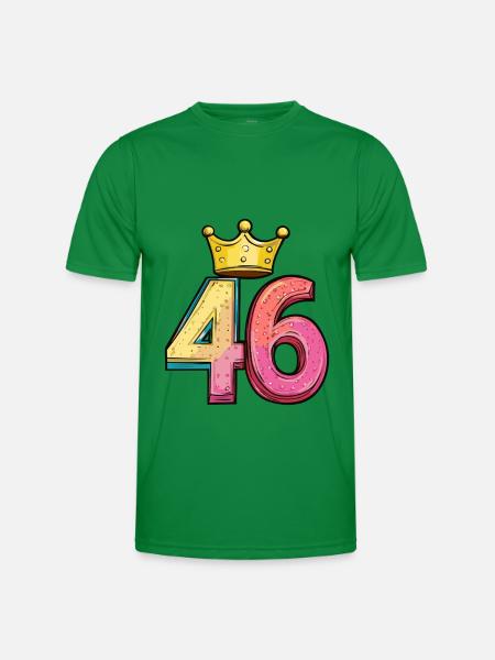 46 Number Krone - Men's Functional T-Shirt - kelly green