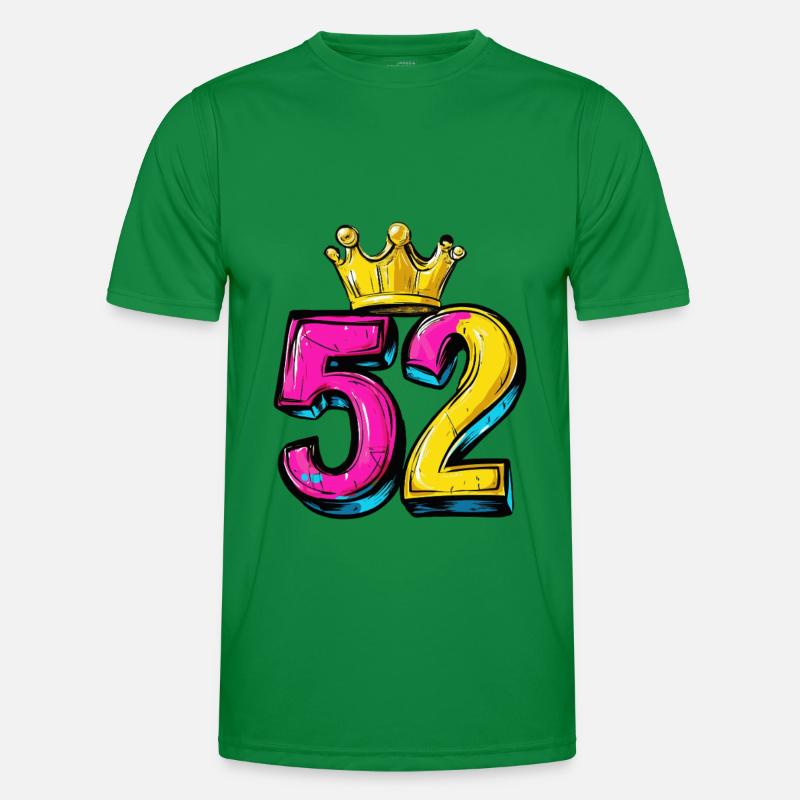 52 Number Krone - Men's Functional T-Shirt - kelly green