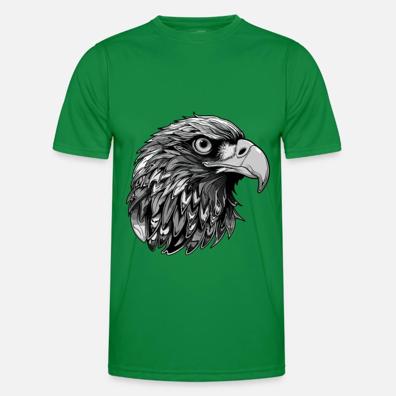 Eagle Head - Men's Functional T-Shirt - kelly green