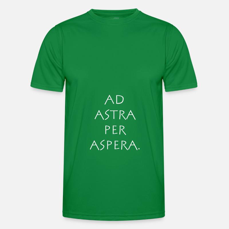 Ad astra per aspera Männer Funktions-T-Shirt
