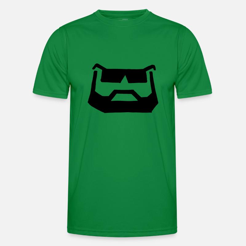 lunettes de barbe T-shirt sport Homme