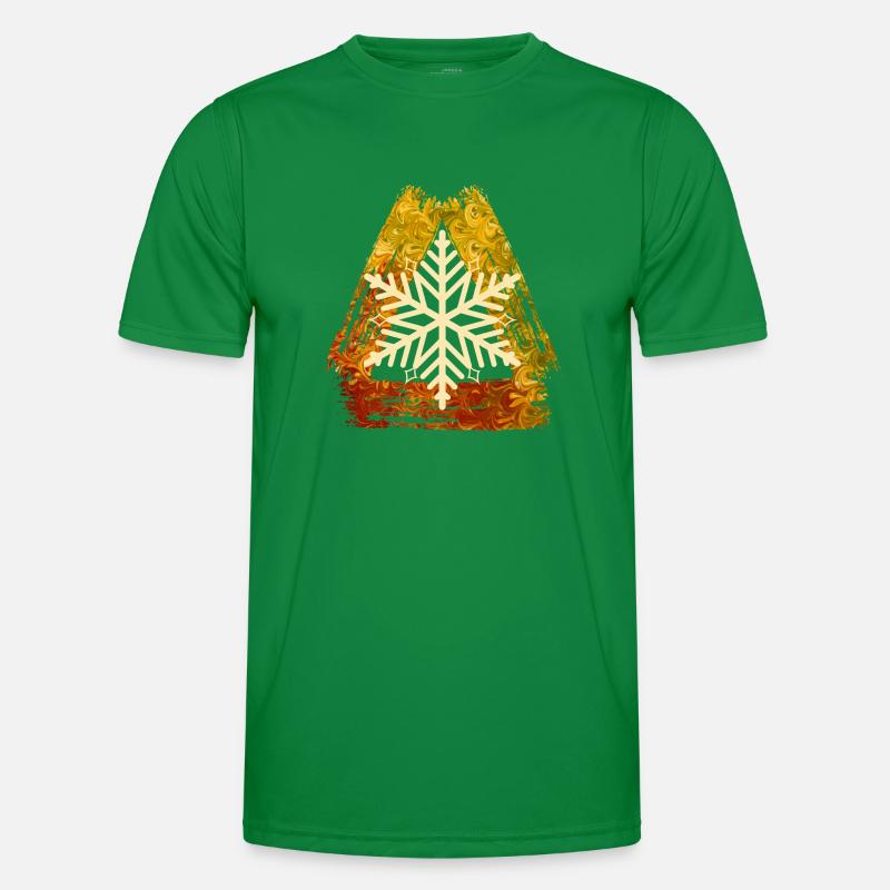 Snowflake E 99 - Men's Functional T-Shirt - kelly green
