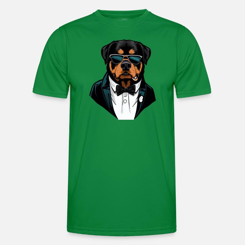 Rottweiler T-shirt sport Homme