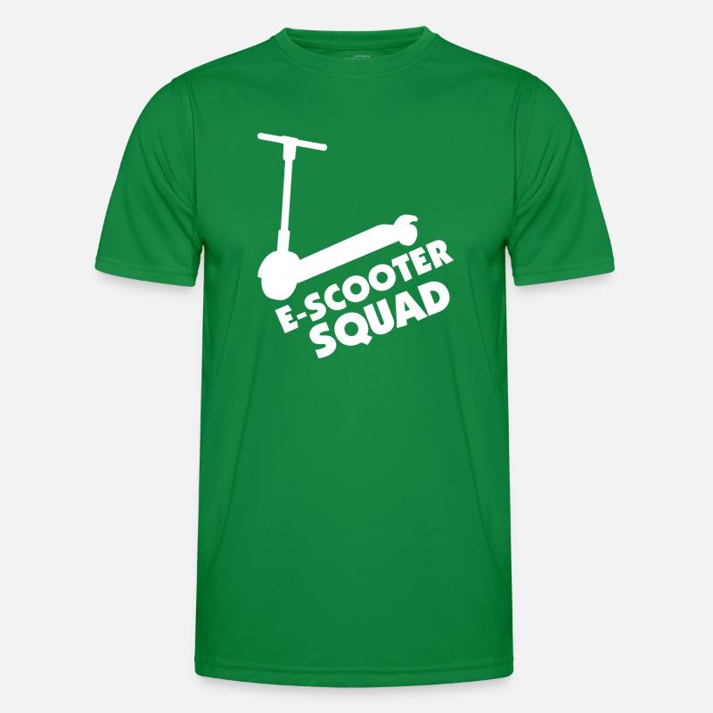 E-Scooter Roller Scooter - Men's Functional T-Shirt - kelly green