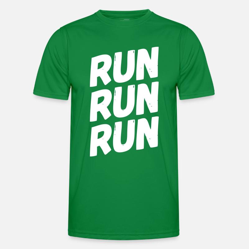 run run run - Men's Functional T-Shirt - kelly green