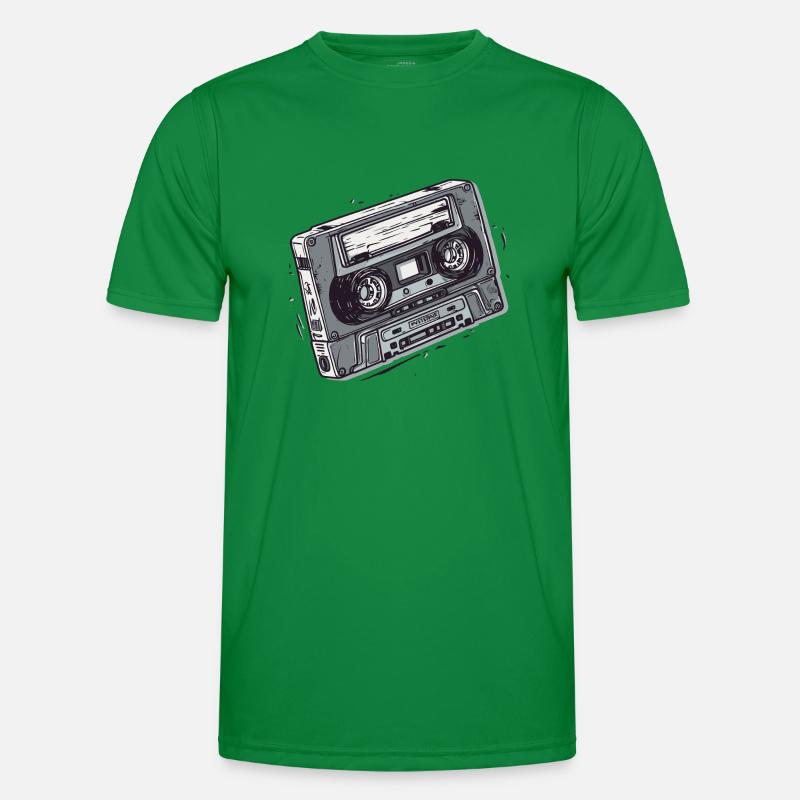 old compact cassette Men's Functional T-Shirt