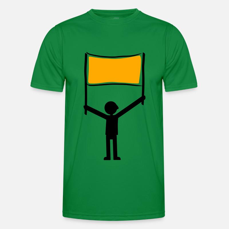 Demonstration Streik Männer Funktions-T-Shirt