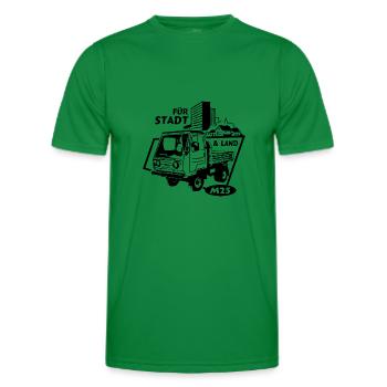 Multicar M25 IFA Mobile - Männer Funktions-T-Shirt - Kelly Green - Vorne - AI Model Male 178 dark (178cm)