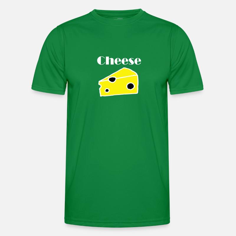 Cheese cheese - Men's Functional T-Shirt - kelly green