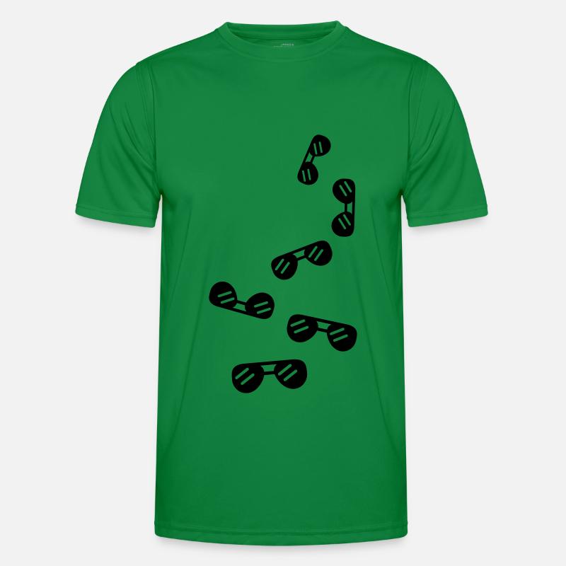 Sunglasses icon - Men's Functional T-Shirt - kelly green