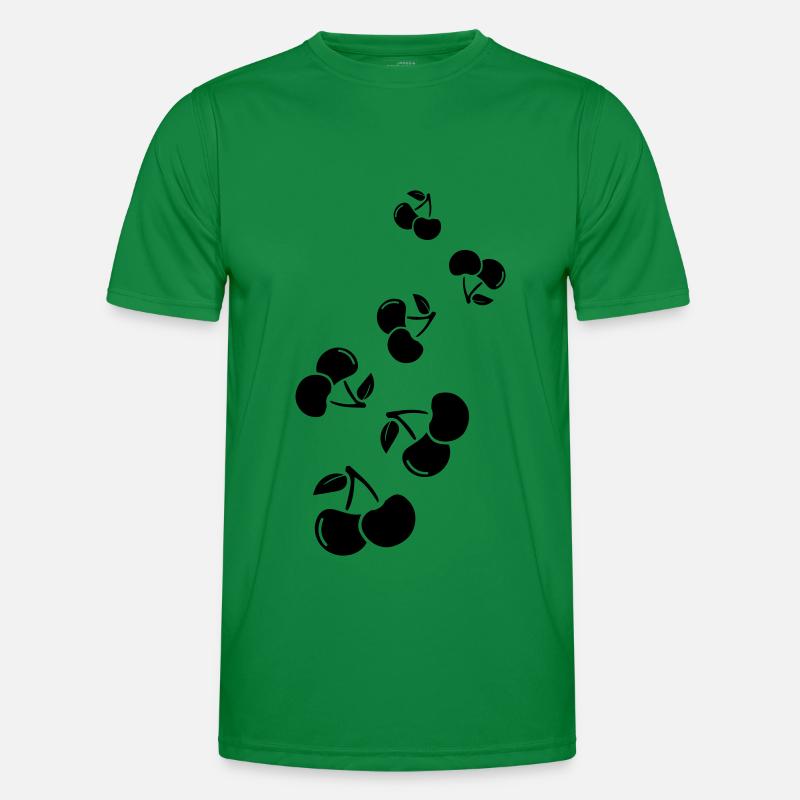 Cherry fruit - Men's Functional T-Shirt - kelly green