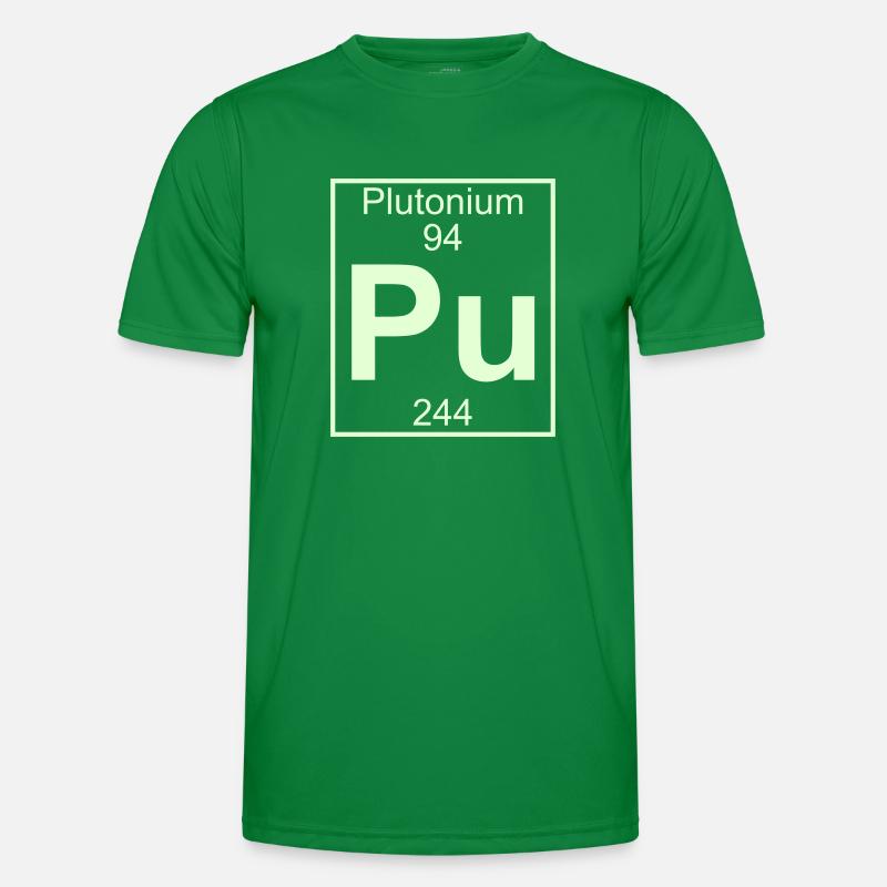 Plutonium (Pu) (element 94) Men's Functional T-Shirt