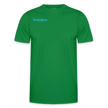 Tuesday, available every weekday, nettsfetz.de - Men's Functional T-Shirt - kelly green - Front - AI Model Male 178 dark (178cm)