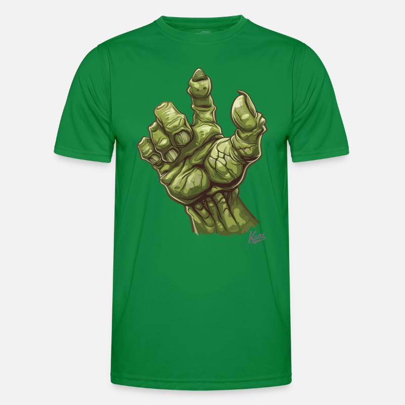 Main massive d’Orc Vert ou de Monstre Ogre T-shirt sport Homme