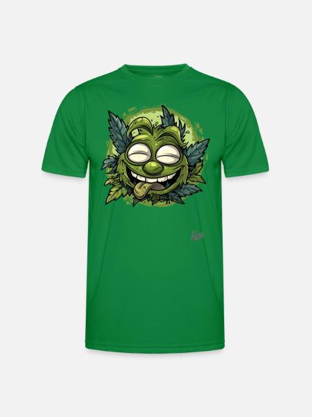 The Ever-Intoxicated Forest Goblin - Men's Functional T-Shirt - kelly green
