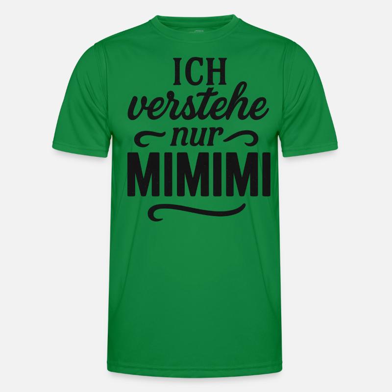 Mimimi Saying Funny Office - Men's Functional T-Shirt - kelly green