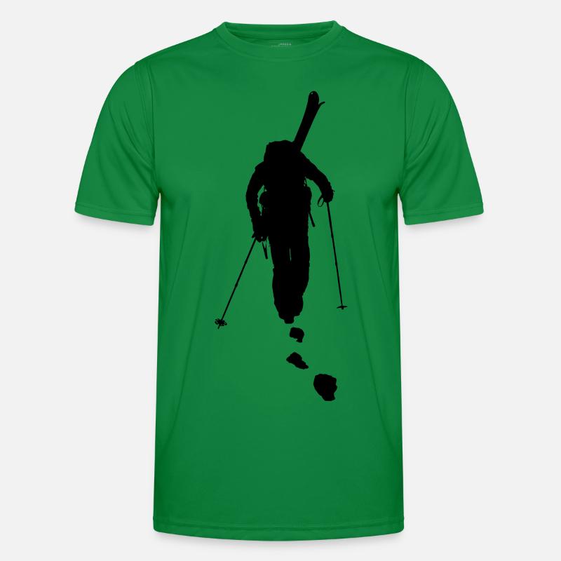 freeride skiing Men's Functional T-Shirt